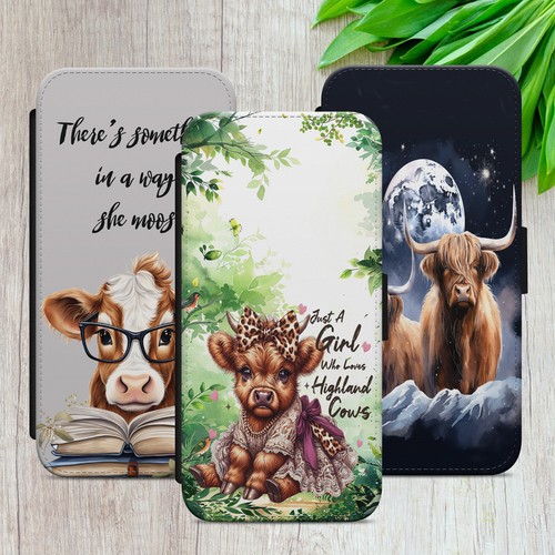 Highland cow flip - highland,