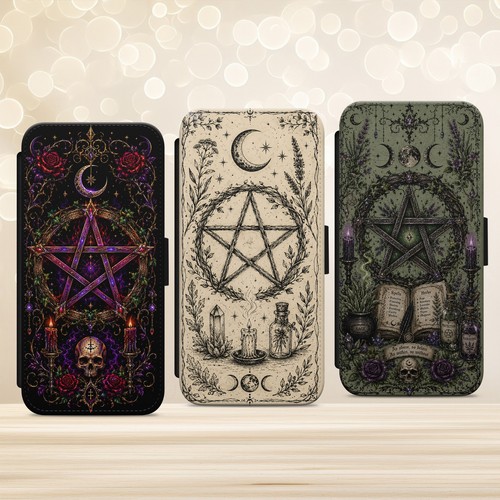 Pentagram witchy gothic case - witchy,