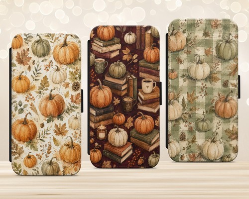 Pumpkin pattern autumn - pattern, leaves