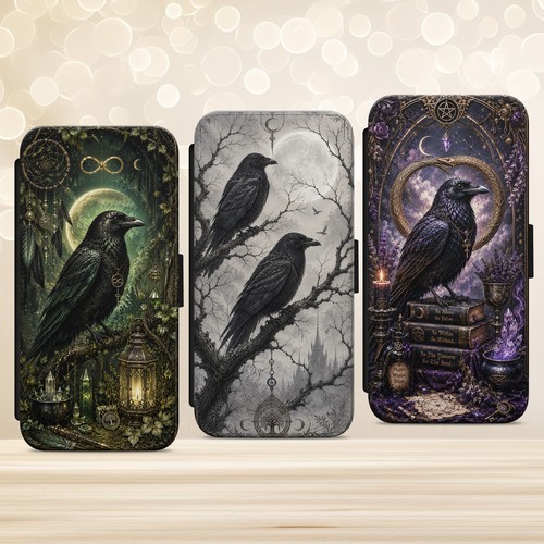 Raven crow gothic dark phone - crow,