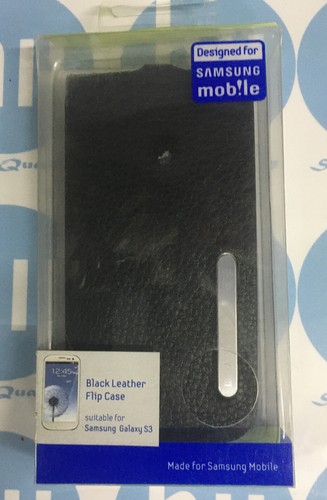 Samsung black leather flip - samsung,