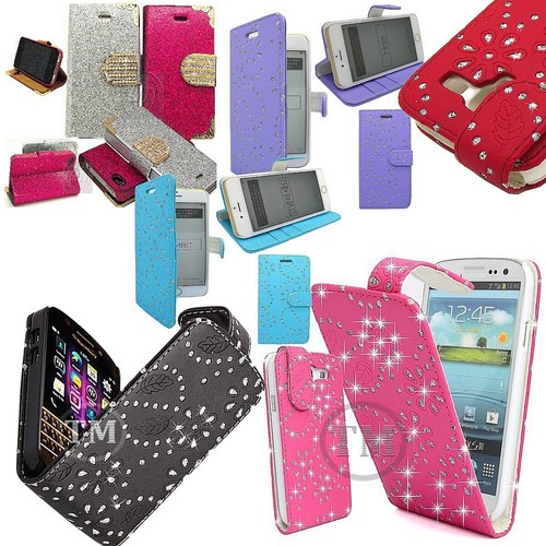 Leather sparkly glitter bling - leather,